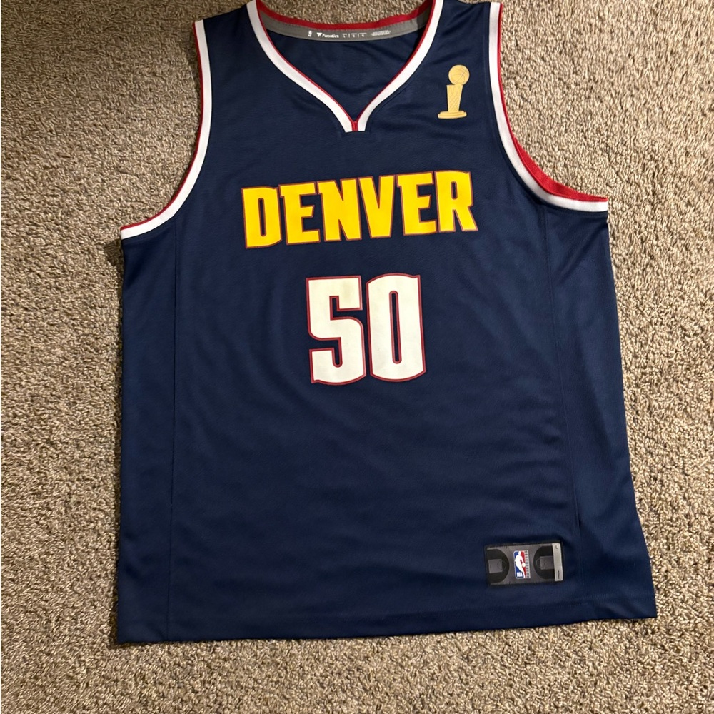 Fanatics Blue Aaron Gordon #50 championship edition jersey